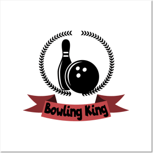 Bowling king Posters and Art